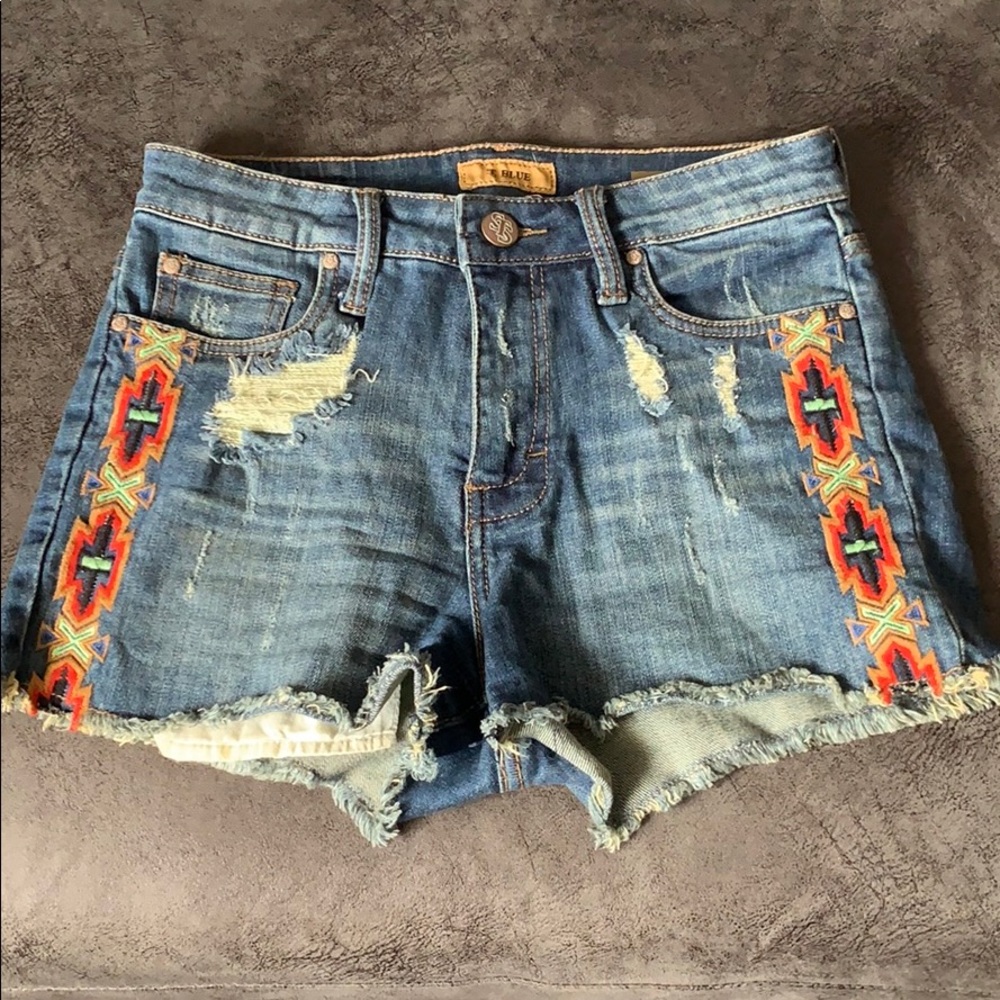 High Waisted Jean Shorts - size 5